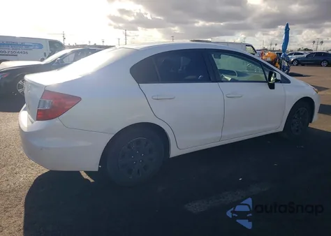 2012 Honda Civic Lx z USA, uszkodzony, nr VIN JHMFB2F58CS004792